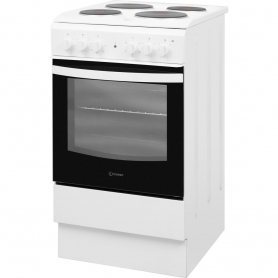 Indesit 50cm Electric Cooker With Plates Hob - White - A Rated - 6