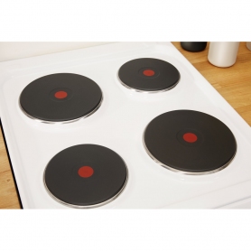 Indesit 50cm Electric Cooker With Plates Hob - White - A Rated - 8