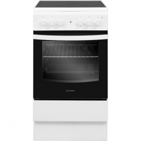 Indesit 50cm Electric Cooker With Ceramic Hob - White - A Rated
