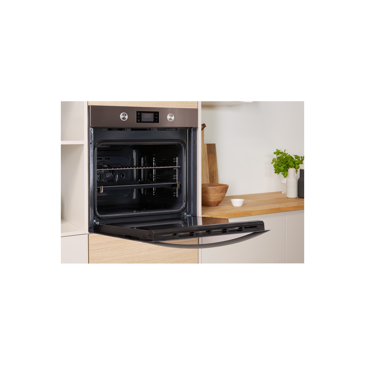Indesit Built In Electric Single Oven - Stainless Steel - A+ Rated - 11