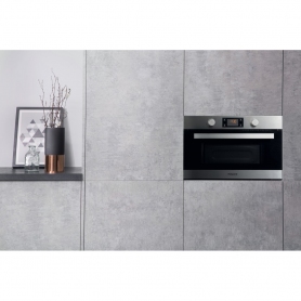 Hotpoint 60cm Built-in Microwave And Grill - Stainless Steel - 10