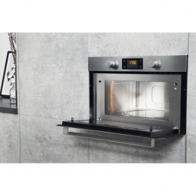 Hotpoint 60cm Built-in Microwave And Grill - Stainless Steel - 4