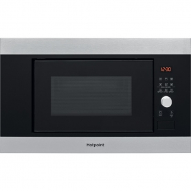 Hotpoint 60cm Microwave and Grill - Stainless Steel