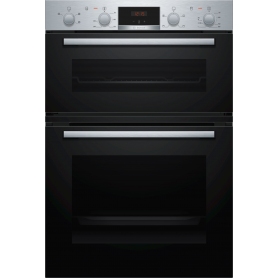 Bosch Built In Electric Double Oven - Stainless Steel - A Rated