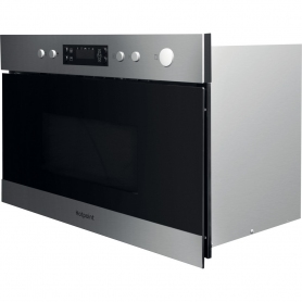 Hotpoint 60cm Built-in Microwave And Grill - Stainless Steel - 8