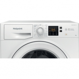 Hotpoint 8kg 1400 Spin Washing Machine - White - D - 2