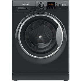 Hotpoint 10kg 1400 Spin Washing Machine - Black