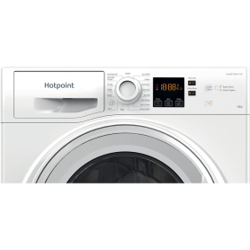 Hotpoint 10kg 1400 Spin Washing Machine - White - 11