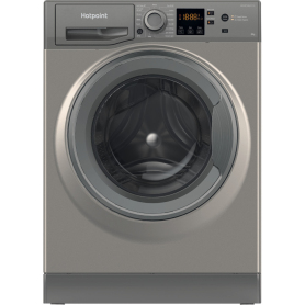 Hotpoint 8kg 1600 Spin Washing Machine - Graphite