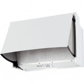 Hotpoint 60cm Paeint Hood - White - D Rated