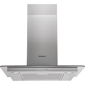 Hotpoint 60cm Cooker Hood - Stainless Steel - D Rated