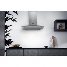 Hotpoint 60cm Cooker Hood - Stainless Steel - D Rated - 1
