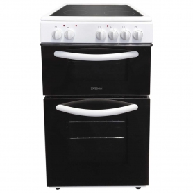 50cm Double Oven Electric Cooker White