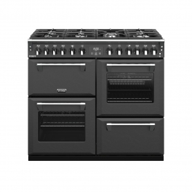 Stoves 100 cm Richmond Deluxe Dual Fuel Range Cooker - Anthracite - A Rated - 0