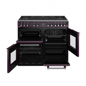 Stoves 100 cm Richmond Deluxe Dual Fuel GTG Range Cooker - Black - A Rated - 2