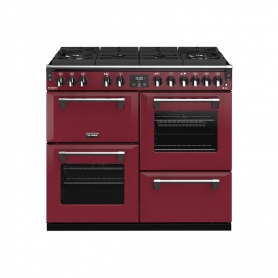 Stoves 100 cm Richmond Deluxe Dual Fuel GTG Range Cooker - Chilli Red - A Rated