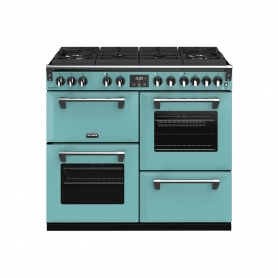 Stoves 100 cm Richmond Deluxe Dual Fuel GTG Range Cooker - Country Blue - A Rated