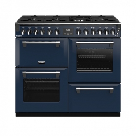 Stoves 100 cm Richmond Deluxe Dual Fuel Range Cooker - Midnight Blue - A Rated