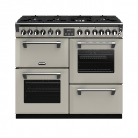 Stoves 100 cm Richmond Deluxe Dual Fuel Range Cooker - Porcini Mushroom - A Rated