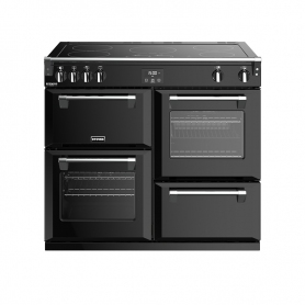 Stoves 100 cm Richmond Electric Induction Range Cooker - Black - A Rated