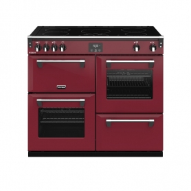 Stoves 100 cm Richmond Deluxe Electric Induction Range Cooker - Chilli Red - A Rated