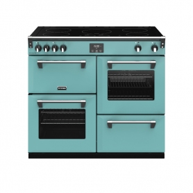 Stoves 100 cm Richmond Deluxe Electric Induction Range Cooker - Country Blue - A Rated