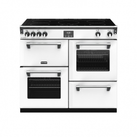 Stoves 100 cm Richmond Deluxe Electric Induction Range Cooker - Icy White - A Rated - 0