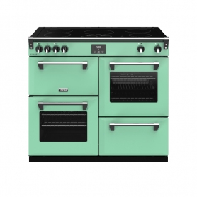 Stoves 100 cm Richmond Deluxe Electric Induction Range Cooker - Mojito Mint - A Rated - 0