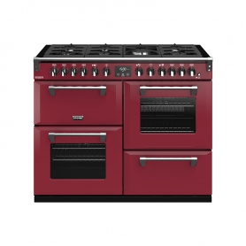 Stoves 110 cm Richmond Deluxe Dual Fuel Range Cooker - Chilli Red - A Rated