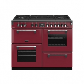 Stoves 110 cm Richmond Deluxe Dual Fuel GTG Range Cooker - Chilli Red - A Rated