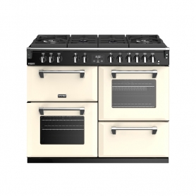 Stoves 110 cm Richmond Deluxe Dual Fuel GTG Range Cooker - Cream  - A Rated - 0