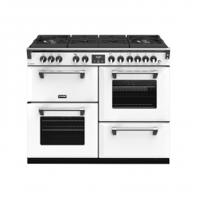 Stoves 110 cm Richmond Deluxe Dual Fuel GTG Range Cooker - Icy White - A Rated