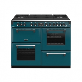 Stoves 110 cm Richmond Deluxe Dual Fuel GTG Range Cooker - Kingfisher Teal - A Rated