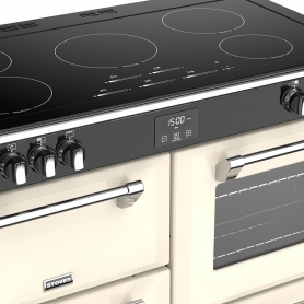 Stoves 110 cm Richmond Deluxe Electric Induction Range Cooker - Black - A Rated - 1