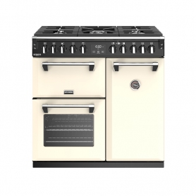 Stoves 90 cm Richmond Deluxe Dual Fuel Range Cooker - Cream - A Rated