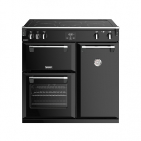 Stoves 90 cm Richmond Deluxe Electric Induction Range Cooker - Black - A Rated