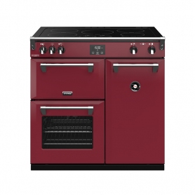 Stoves 90 cm Richmond Deluxe Electric Induction Range Cooker - Chilli Red - A Rated