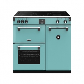Stoves 90 cm Richmond Deluxe Electric Induction Range Cooker - Country Blue - A Rated
