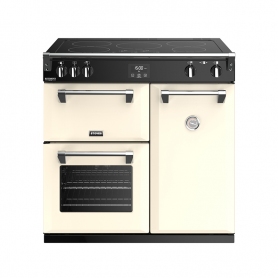 Stoves 90 cm Richmond Deluxe Electric Induction Range Cooker - Cream - A Rated - 0