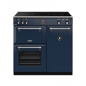 Stoves 90 cm Richmond Deluxe Electric Induction Range Cooker - Midnight Blue - A Rated