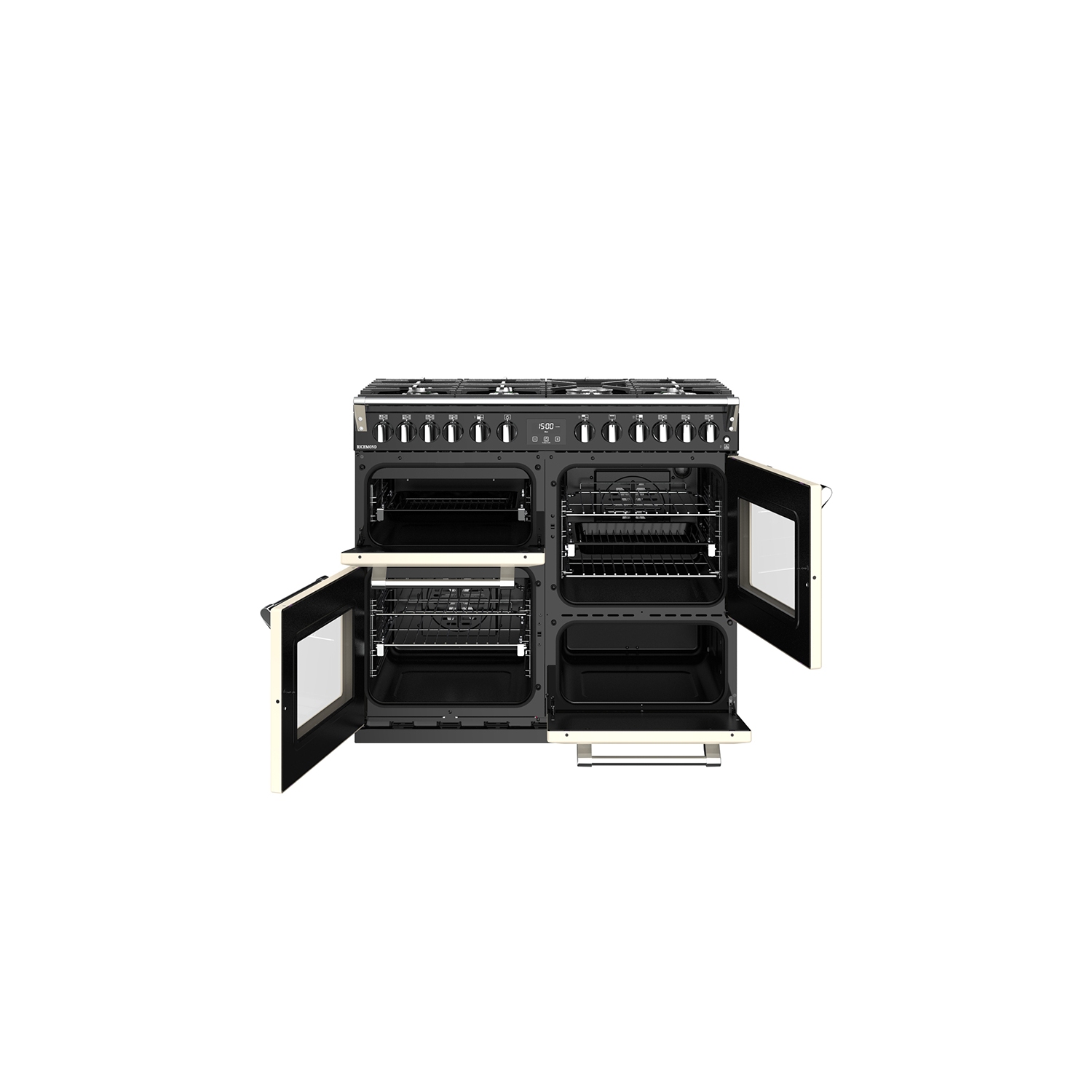 Stoves 100 cm Richmond Dual Fuel Range Cooker - Cream - A Rated - 2