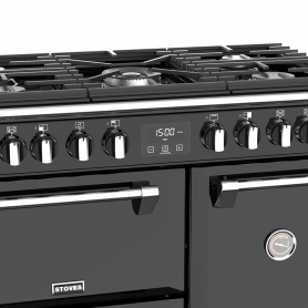 Stoves 90 cm Richmond Dual Fuel Range Cooker - Anthracite - A Rated - 1
