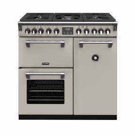 Stoves 90 cm Richmond Deluxe Dual Fuel Range Cooker - Porcini Mushroom - A Rated