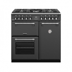 Stoves 90 cm Richmond Dual Fuel Range Cooker - Anthracite - A Rated - 0