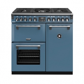 Stoves 90 cm Richmond Deluxe Dual Fuel Range Cooker - Thunder Blue - A Rated
