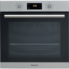 Hotpoint 60cm Electric Single Oven - Stainless Steel - A Rated