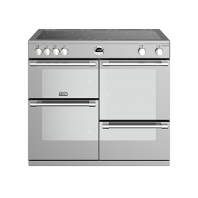 Stoves 100 cm Sterling Deluxe Electric Induction Range Cooker - Stainless Steel - A Rated