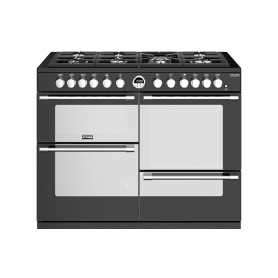Stoves 110 cm Sterling Deluxe Dual Fuel Range Cooker - Black - A Rated