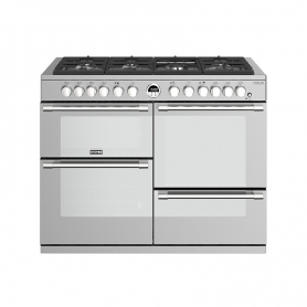 Stoves 110 cm Sterling Deluxe Dual Fuel Range Cooker - Stainless Steel - A Rated