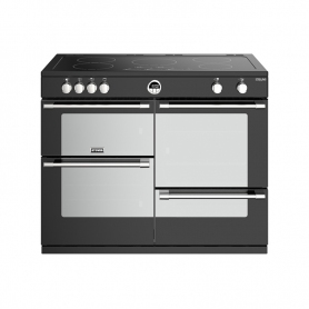 Stoves 110 cm Sterling Deluxe Electric Induction Range Cooker - Black - A Rated
